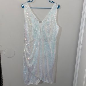 Gorgeous sequin gown! Would be perfect for a bachelorette party or formal night!